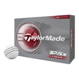 TaylorMade TP5x Stripe White Golf Balls