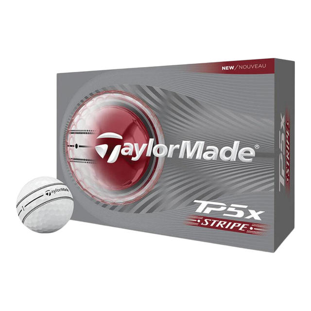 TaylorMade TP5x Stripe White Golf Balls