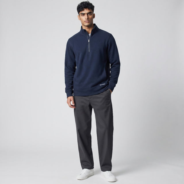 Cutter and Buck Eco Navy 1/4 Zip Pullover