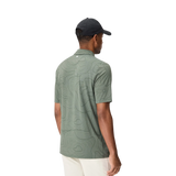 Macade Brooks Wayline Dark Green Golf Shirt