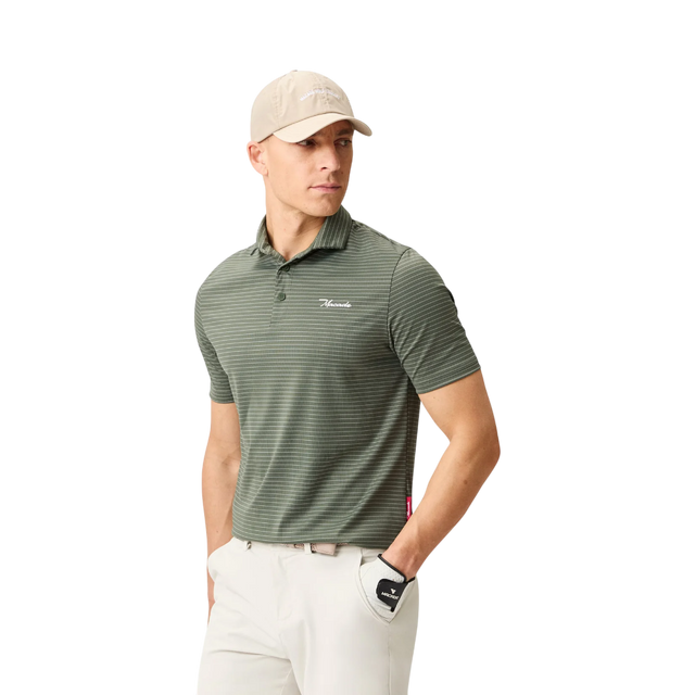 Macade Olive Cooling Tech Golf Shirt