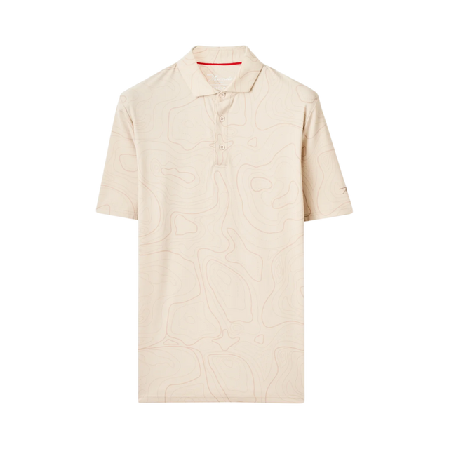Macade Brooks Wayline Sand Golf Shirt