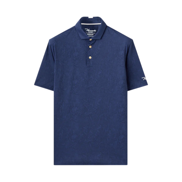 Macade Navy Paisley Core Polo Shirt