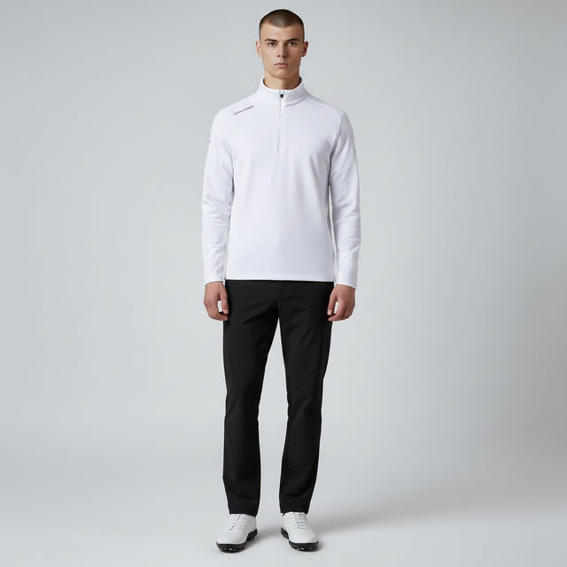 Galvin Green Drake White Quarter Zip