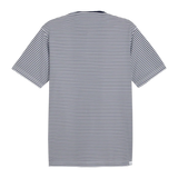 Puma Pure Striped Deep Navy/White Glow Polo
