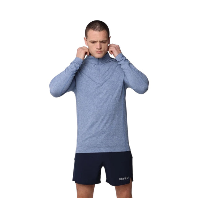 Reflo Purus Airy Blue 1/4 Zip Midlayer