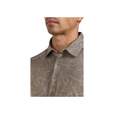 Reflo Desert Brown Golf Shirt