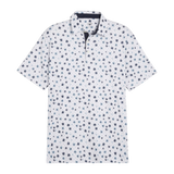 Puma Cloudspun Floral White Glow/Zen Blue Polo