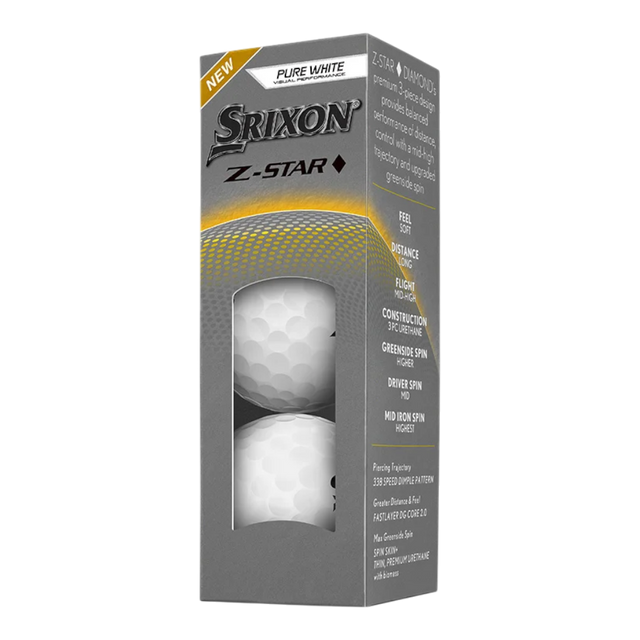 Srixon Z-Star Diamond White Golf Balls