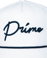 Primo Navy/White Rope Cursive Cap