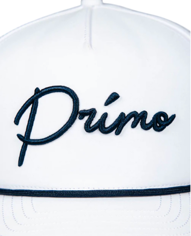 Primo Navy/White Rope Cursive Cap