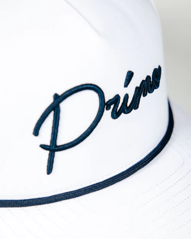 Primo Navy/White Rope Cursive Cap