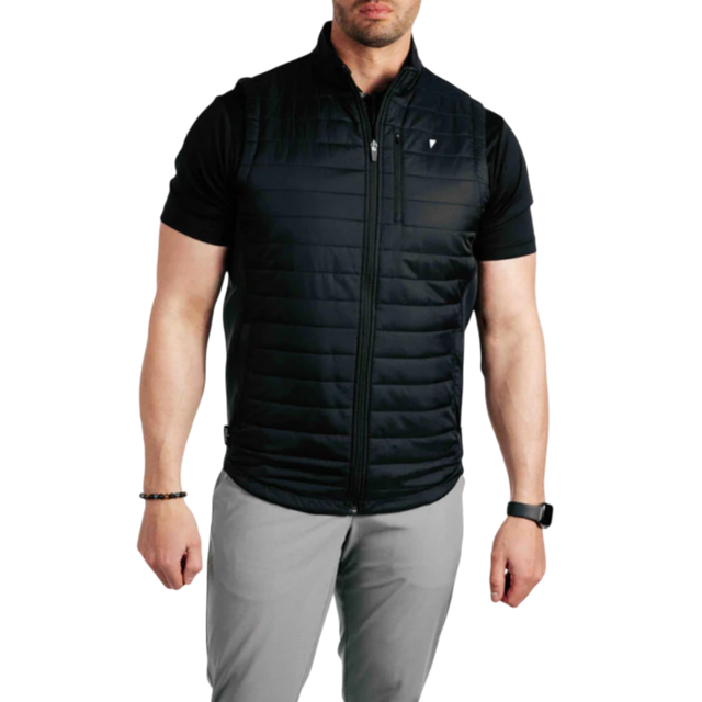 Primo Black Puff Vest Jacket