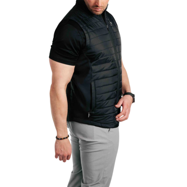 Primo Black Puff Vest Jacket