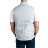 Primo Light Gray Puff Vest Jacket