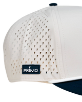 Primo & Grant Cream/Navy Rope Cursive Cap