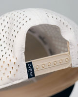Primo & Grant Cream/Navy Rope Cursive Cap