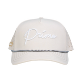 Primo & Grant Cream Rope Cursive Cap