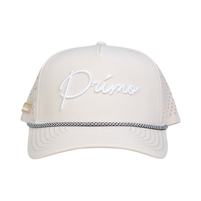 Primo & Grant Cream Rope Cursive Cap