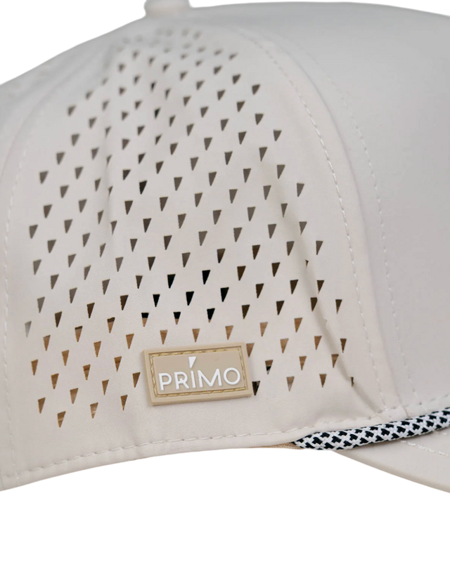 Primo & Grant Cream Rope Cursive Cap
