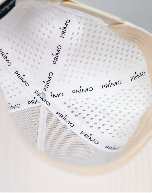 Primo & Grant Cream Rope Cursive Cap