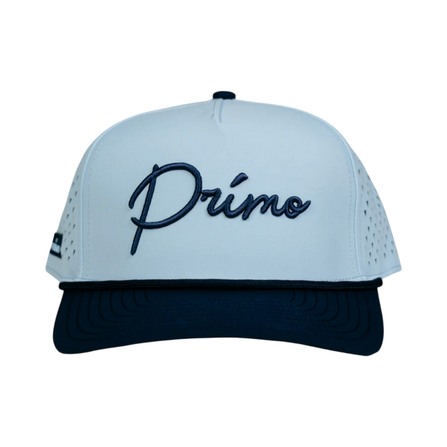 Primo & Grant Light Blue/Navy Rope Cursive Cap