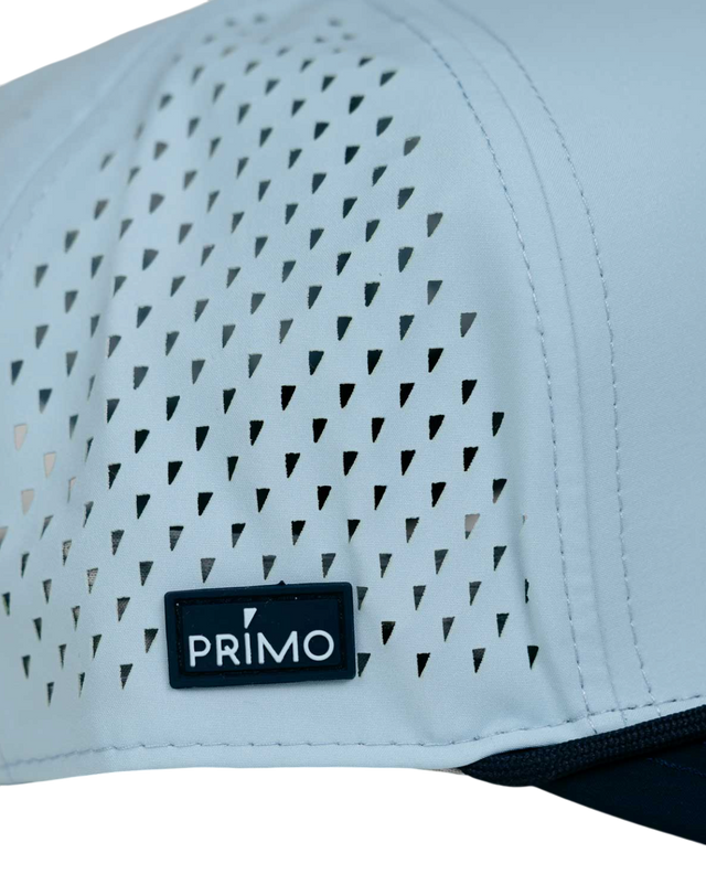 Primo & Grant Light Blue/Navy Rope Cursive Cap