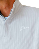 Primo & GH Light Gray Waffle Quarter Zip