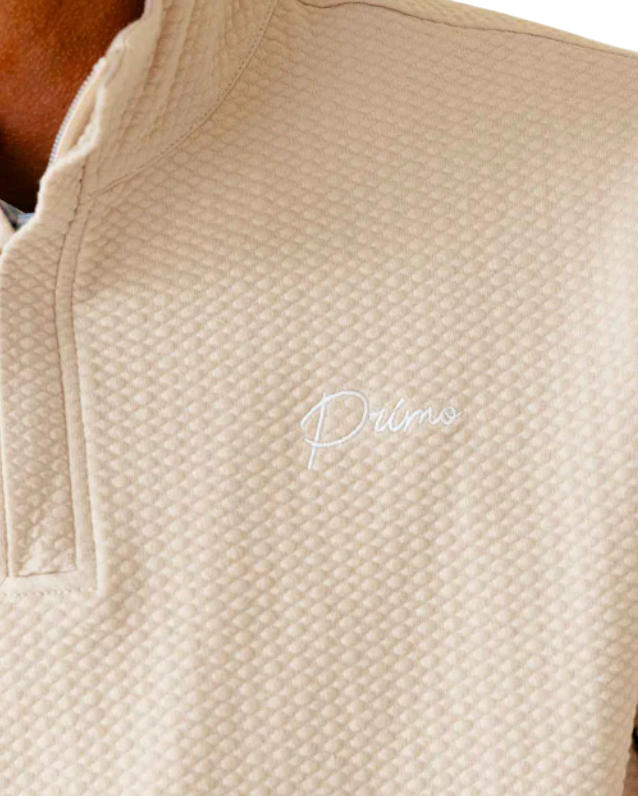 Primo & GH Sand Waffle Quarter Zip