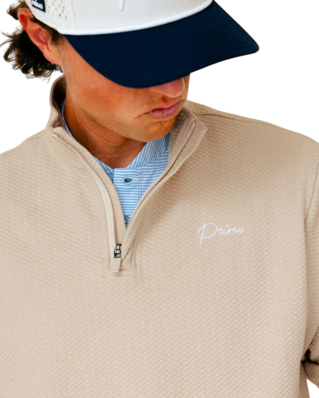 Primo & GH Sand Waffle Quarter Zip