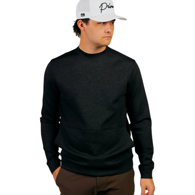 Primo Heather Charcoal Fairway Crew Neck
