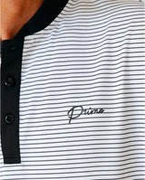 Primo & Grant Horvat White/Black Stripes Blade Polo