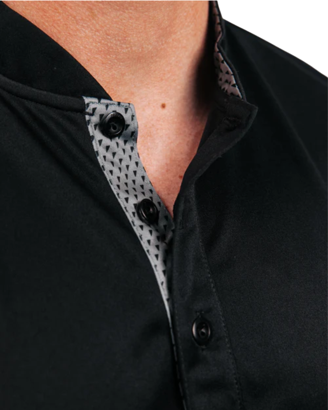 Primo Black Blade Collar Polo