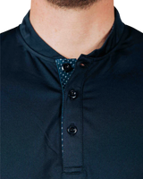 Primo Navy Blade Collar Polo