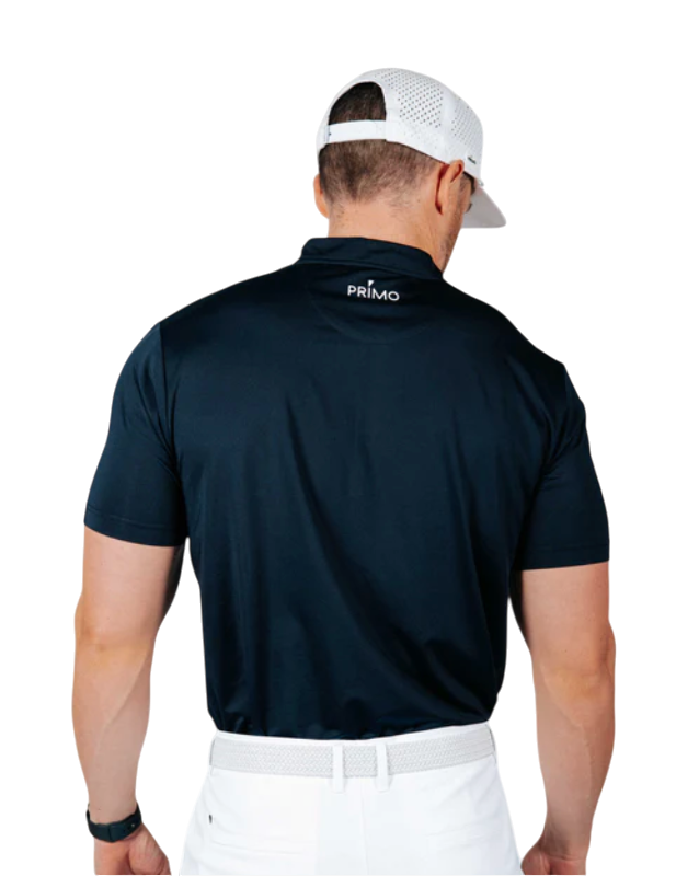 Primo Navy Blade Collar Polo
