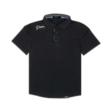 Primo Youth Boy's Black Classic Polo