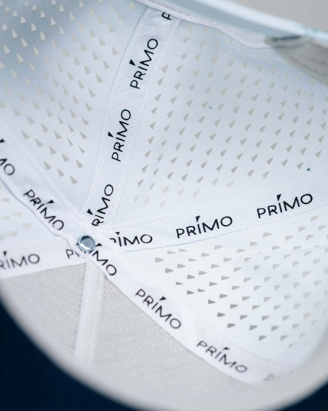 Primo & Grant Light Blue/Navy Rope Cursive Cap