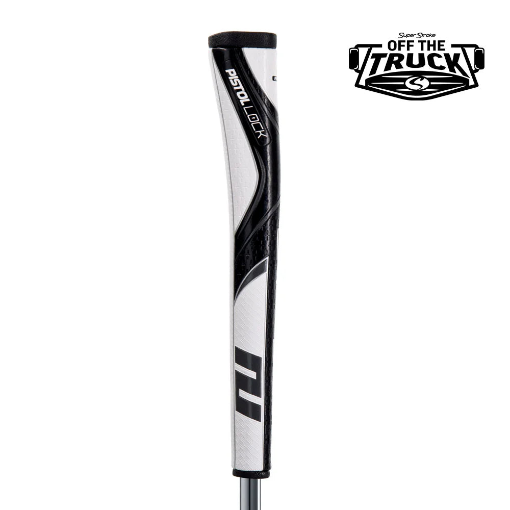 Super Stroke Pistol Lock 2.0 Black/White Putter Grip
