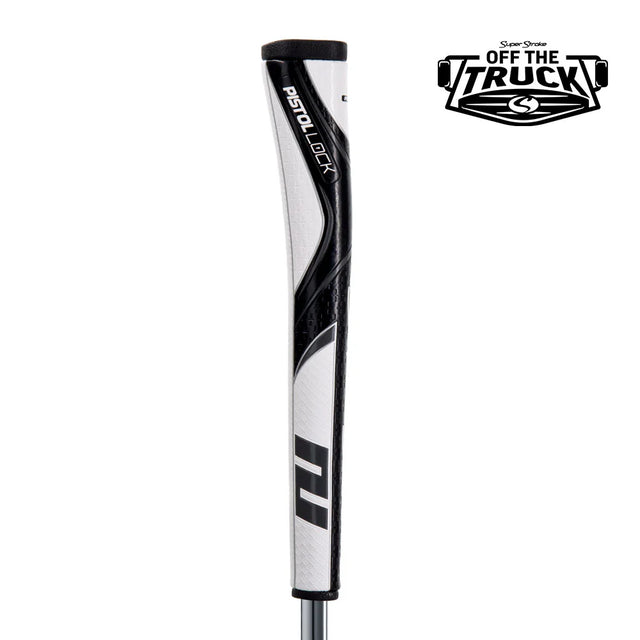 Super Stroke Pistol Lock 2.0 Black/White Putter Grip