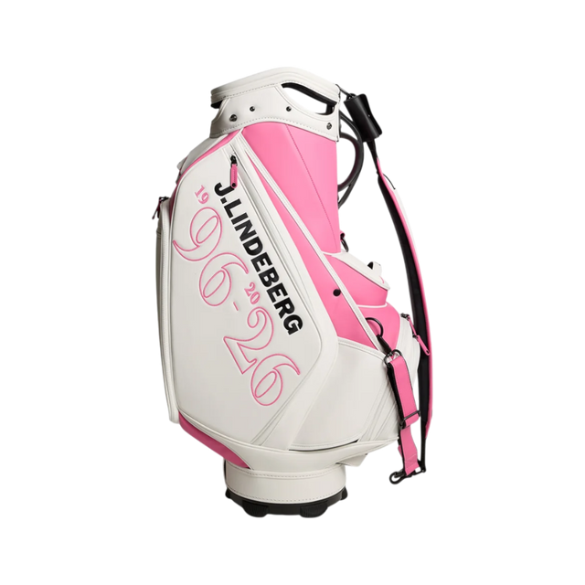J.Lindeberg 30 Year Anniversary White/Pink Staff Bag