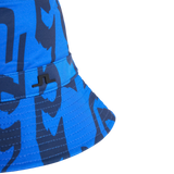 J.Lindeberg Denver Printed Glitch Bridge Blue Bucket Hat