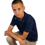 Primo Youth Boy's Navy Classic Polo