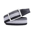 Bea Active Woven Stretch Belt Grey/Wht/Blk - One Golf