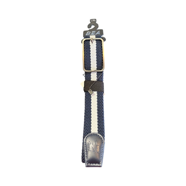 Bea Active Woven Stretch Navy/White/Navy Belt - One Golf
