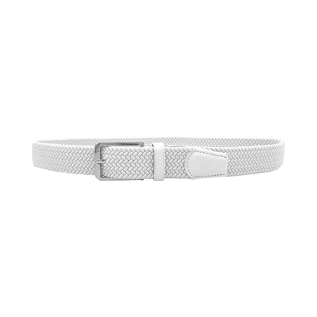 Bea Active Woven Stretch White Belt - One Golf