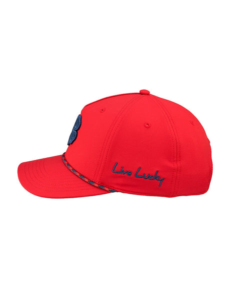 Black Clover Classic Rope 3 Red/Navy Cap - One Golf