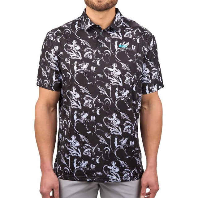 Black Clover Enzo Black Polo - One Golf