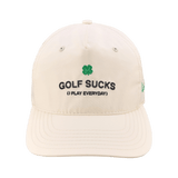 Black Clover Golf Sucks Ivory Cap - One Golf