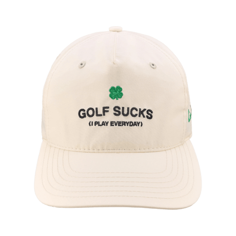 Black Clover Golf Sucks Ivory Cap - One Golf