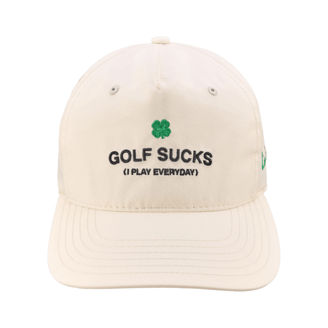 Black Clover Golf Sucks Ivory Cap - One Golf